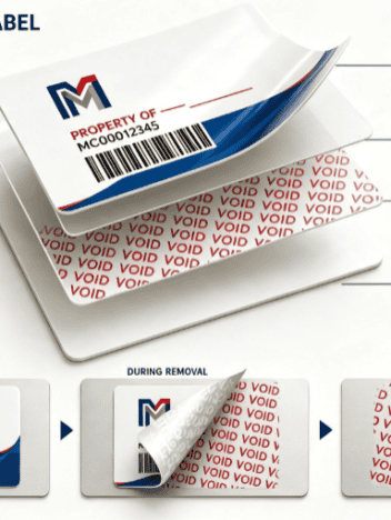 HIFI POLYESTER FILM PET Tamper Labels2